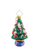Christopher Radko Candy Cane Conifer Gem Christmas Ornament