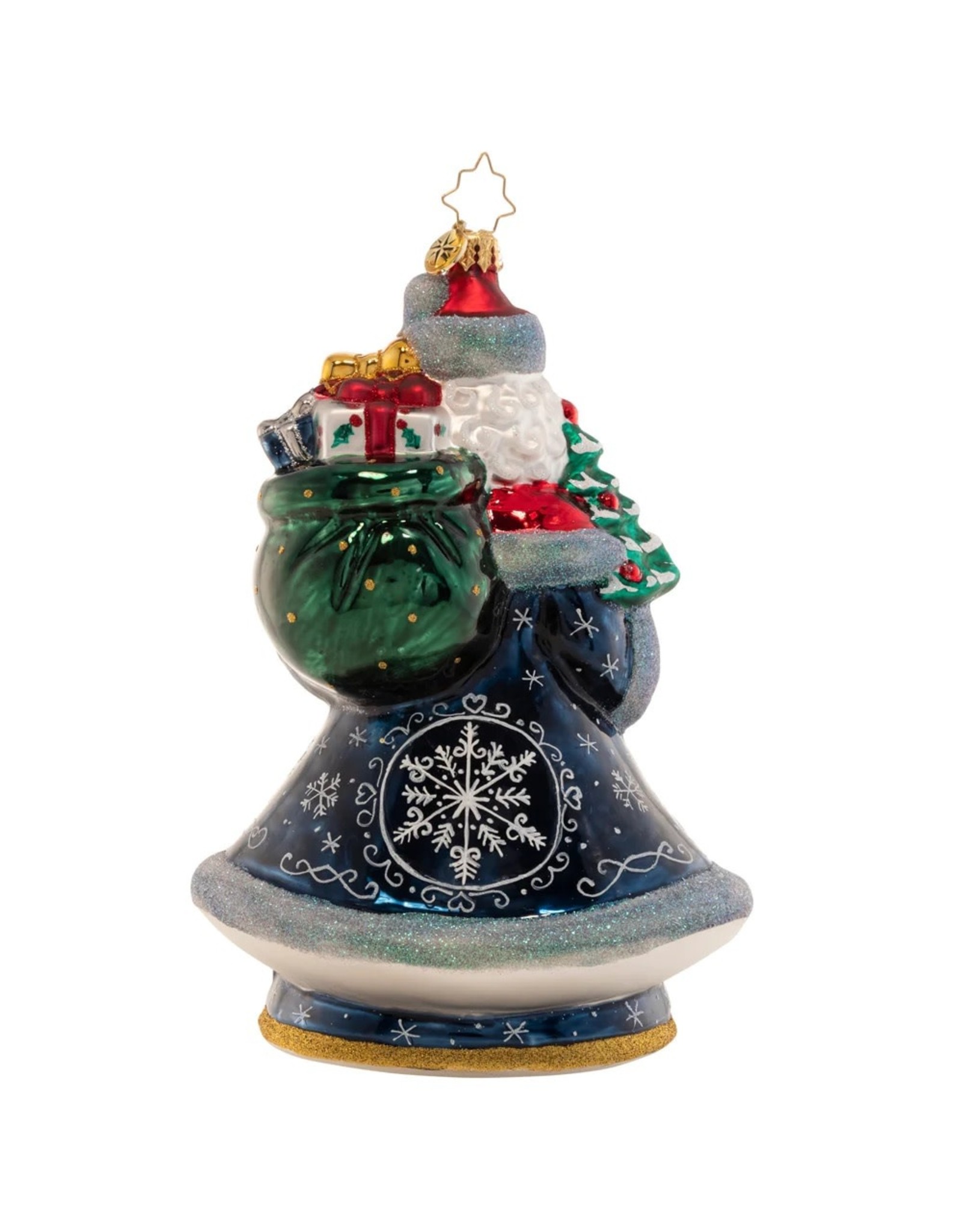 Christopher Radko Santa's Snowy Scene Designer Choice Ornament
