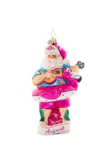 Christopher Radko Beating The Heat Santa | August Ornament of the Month