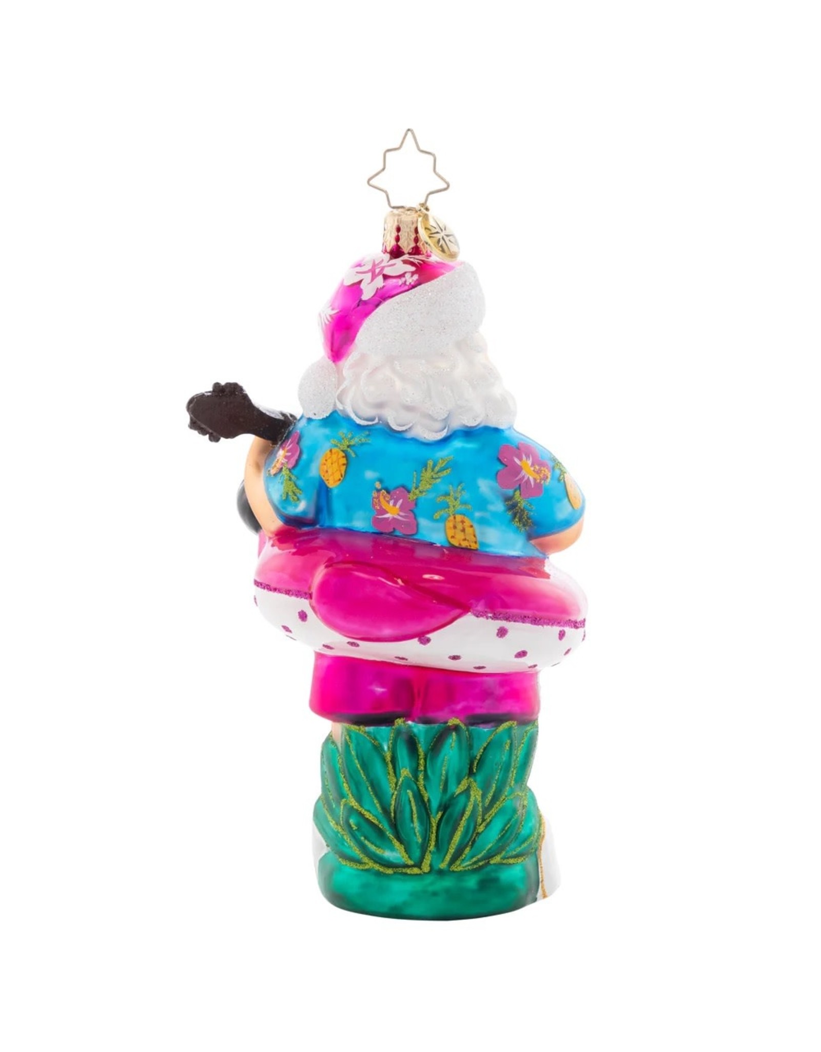 Christopher Radko Beating The Heat Santa | August Ornament of the Month