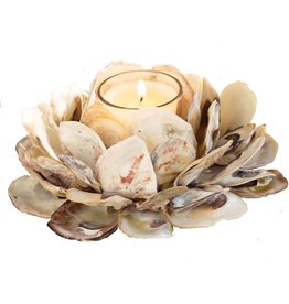 Mud Pie Oyster Shell Votive Candle Holder