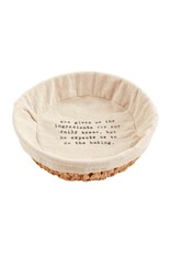 Mud Pie Bread Basket W Sentiment God Gives Us The Ingredients