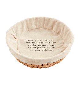 Mud Pie Bread Basket W Sentiment God Gives Us The Ingredients