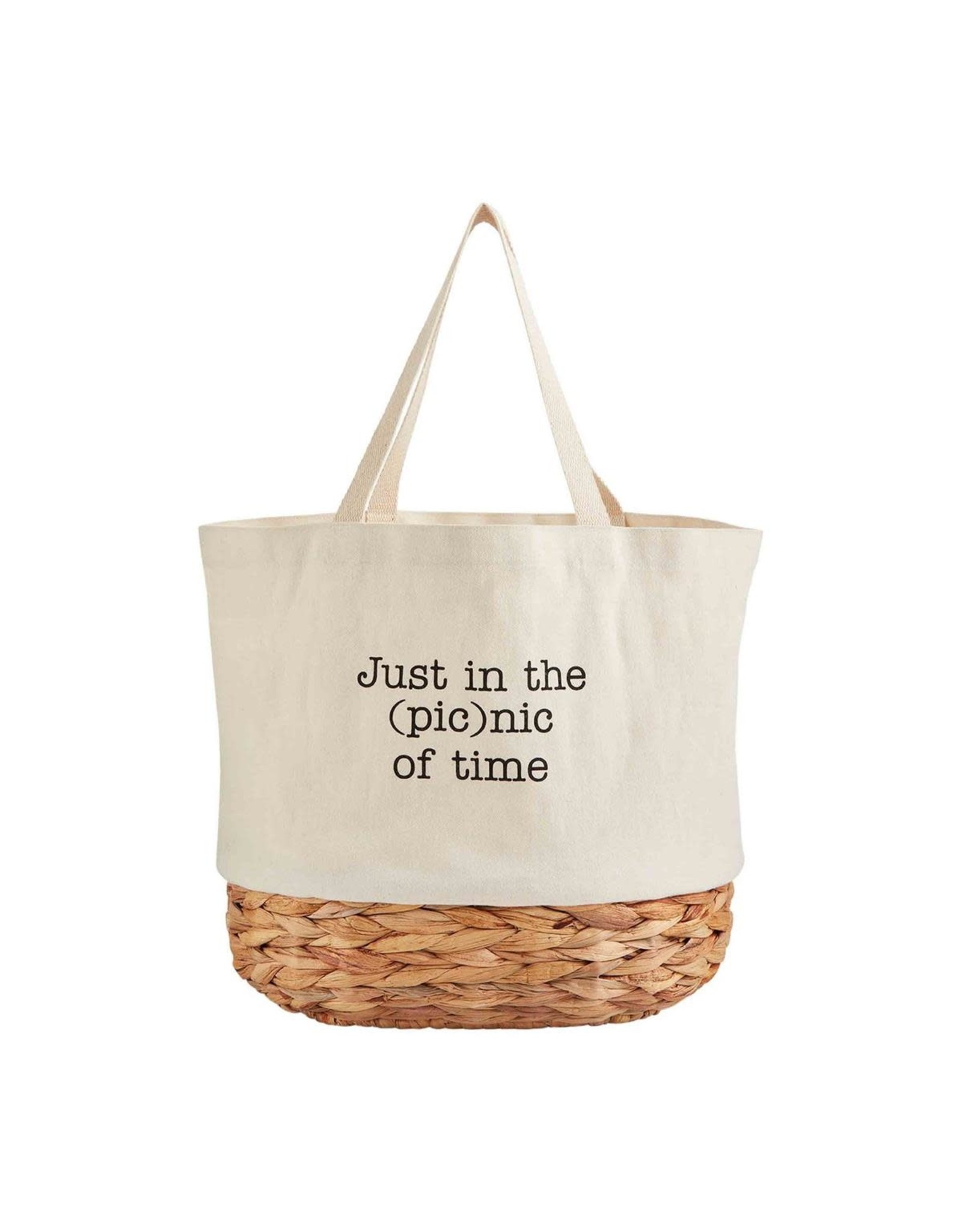 Mud Pie Picnic Basket Tote Just in the (Pic)Nic Of Time