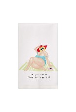 Mud Pie Hand Towel Pool Ladies If You Cant Tone It Tan It