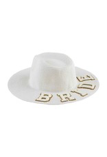 Mud Pie Women's Hats | Bride Fedora In White