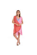 Mud Pie Kim Tassel Cover-Up One Size In Pink