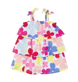 Mud Pie Girls Multi Floral Dress Size 2T