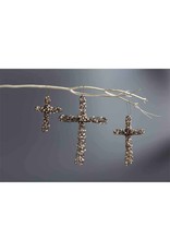 Mud Pie Pearl Beaded Wire Cross | Small 7 Inch