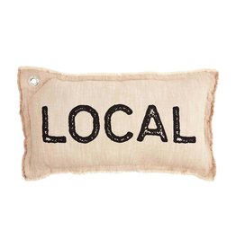 Mud Pie Local Throw Pillow 12x22 Rectangular Pillow