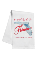 Rosanne Beck Lauderdale-By-The-Sea Loving Life At The Beach Hand Towel