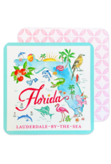 Rosanne Beck Lauderdale-By-The-Sea Florida Paper Coasters 50pc Set