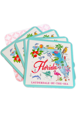 Rosanne Beck Lauderdale-By-The-Sea Florida Paper Coasters 50pc Set
