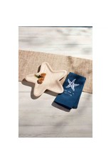 Mud Pie Starfish Tray And Towel Set