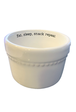 Mud Pie Ramekin 3 Inch Snack Bowl Dish | Eat Sleep Snack Repeat
