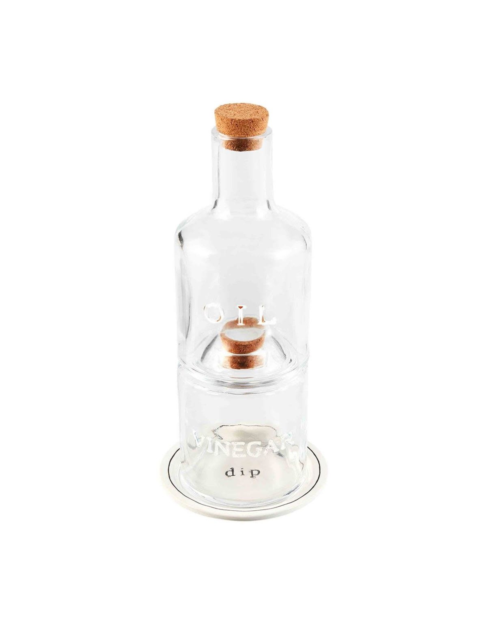 Mud Pie Stacked Oil and Vinegar Dip Set