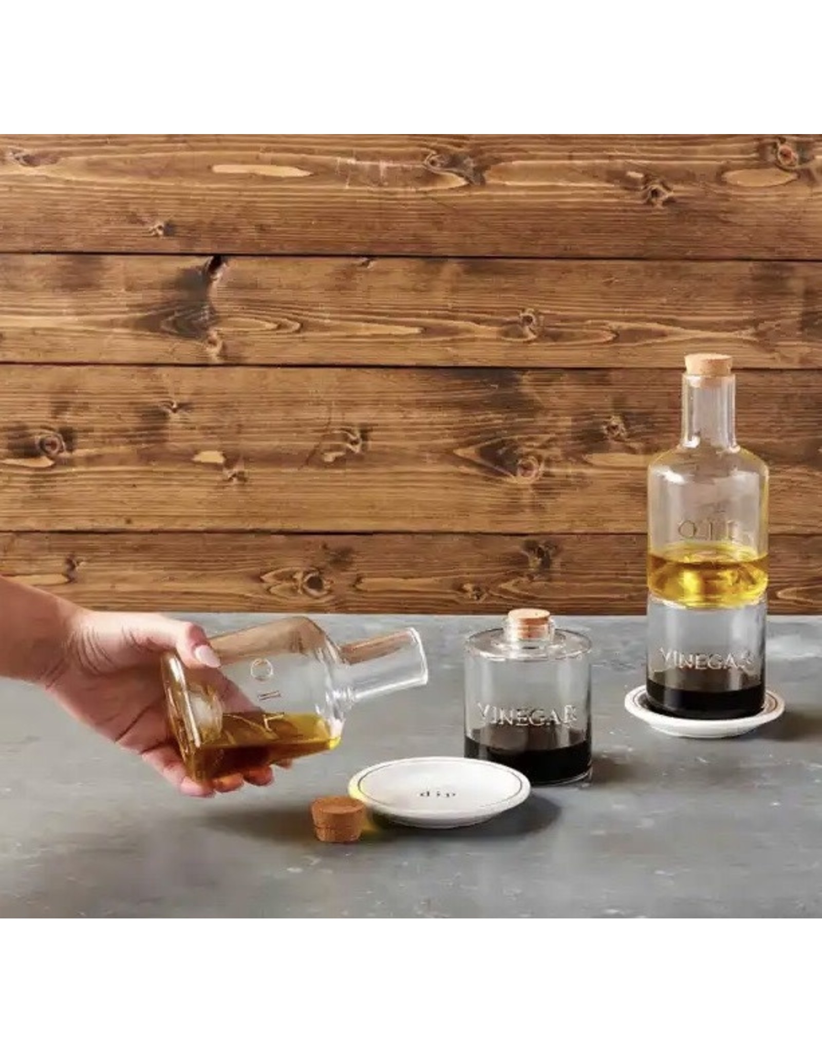 Mud Pie Stacked Oil and Vinegar Dip Set