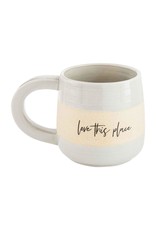 Mud Pie Stoneware Tea Mug W Tea Bag Pocket | Love This Place