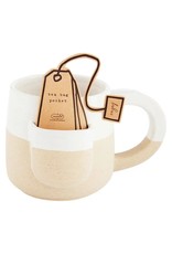 Mud Pie Stoneware Tea Mug W Tea Bag Pocket | This Is The Life