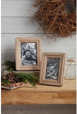 Mud Pie Beaded Wood Picture Frame Large For 5x7 Photo