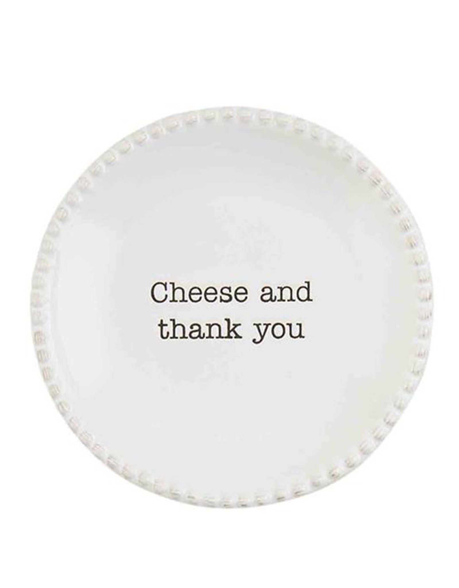 Mud Pie Tapas Plates | Cheese And Thank You Appetizer Plate