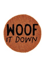 Mud Pie Pet Bowl Mats | Woof It Down Dog Bowl Mat