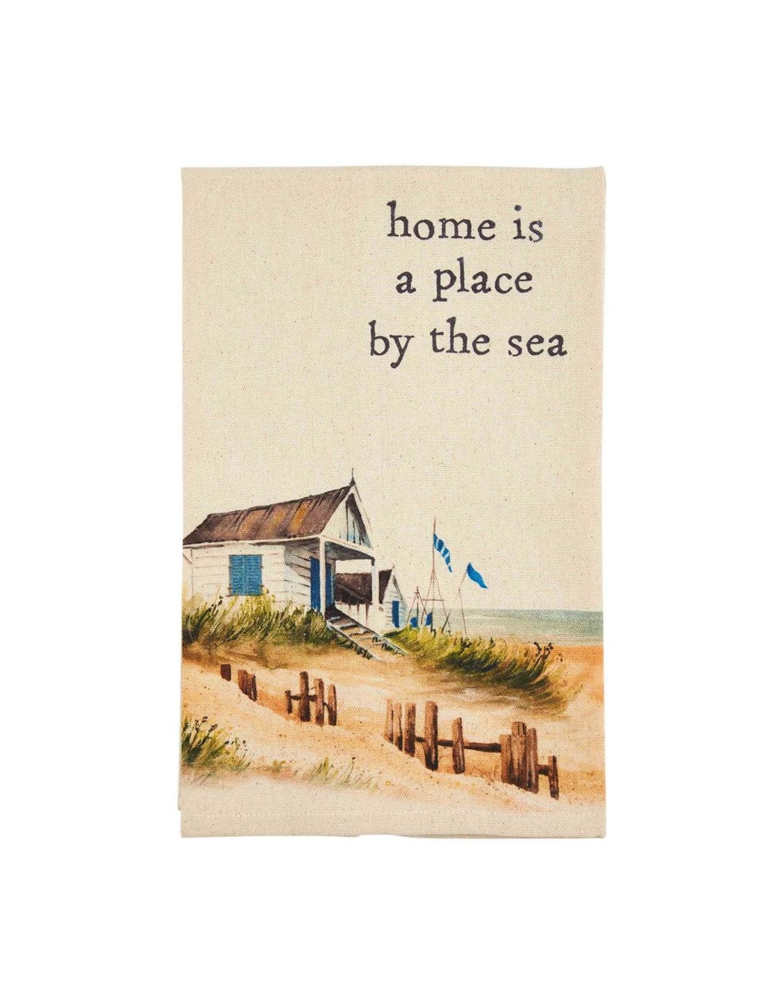 Mud Pie Kitchen Hand Towel Home Is A Place By The Sea