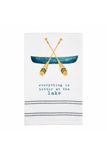 Mud Pie Hand Towel Everything Is Better At The Lake