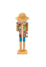 Kurt Adler Beach Santa Nutcracker 15 Inch W Cocktail