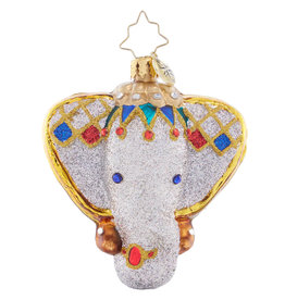 Christopher Radko Opulent Elephant Gem Christmas Ornament