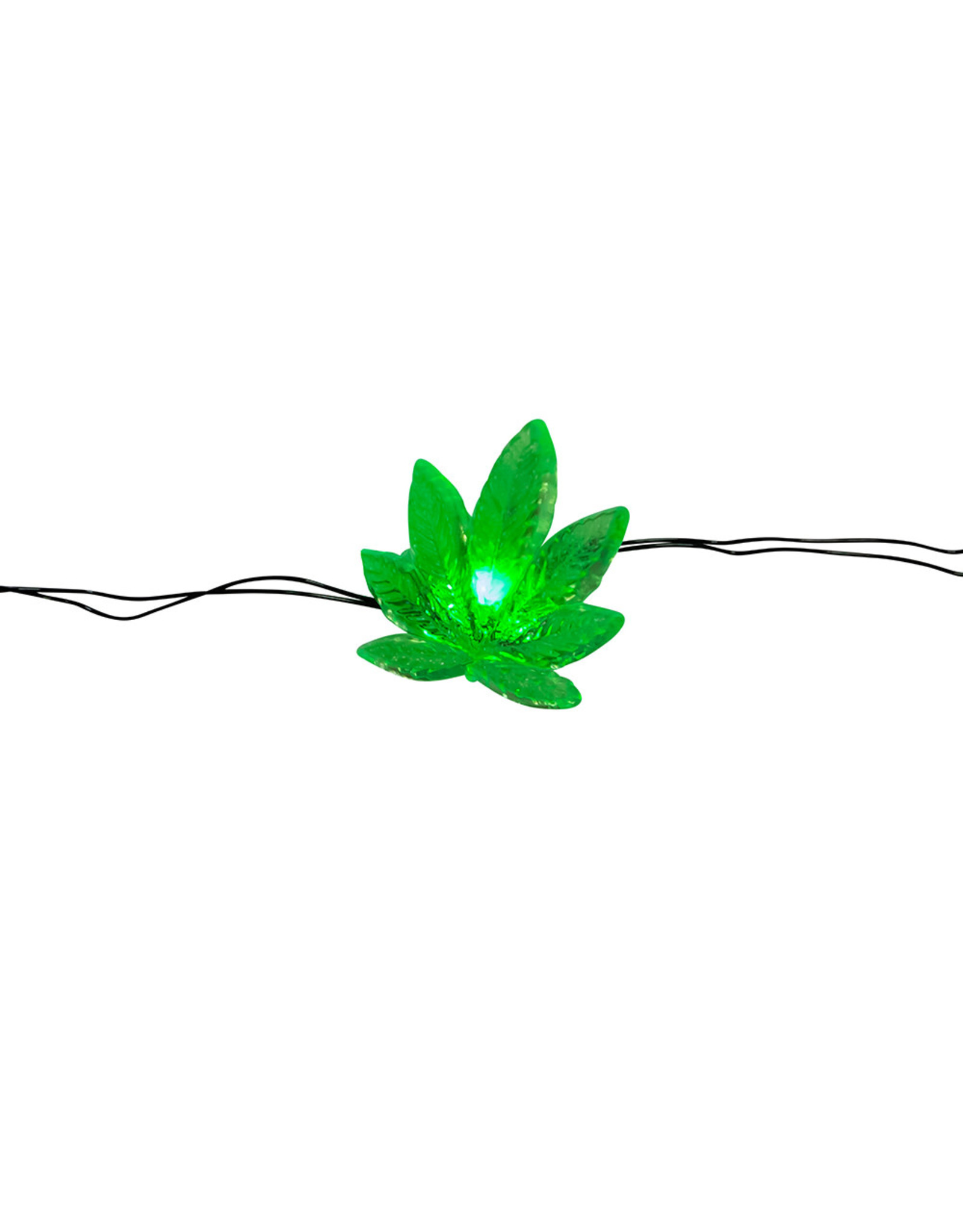 Kurt Adler Cannabis Fairy String Lights 20L LED Battery Operated