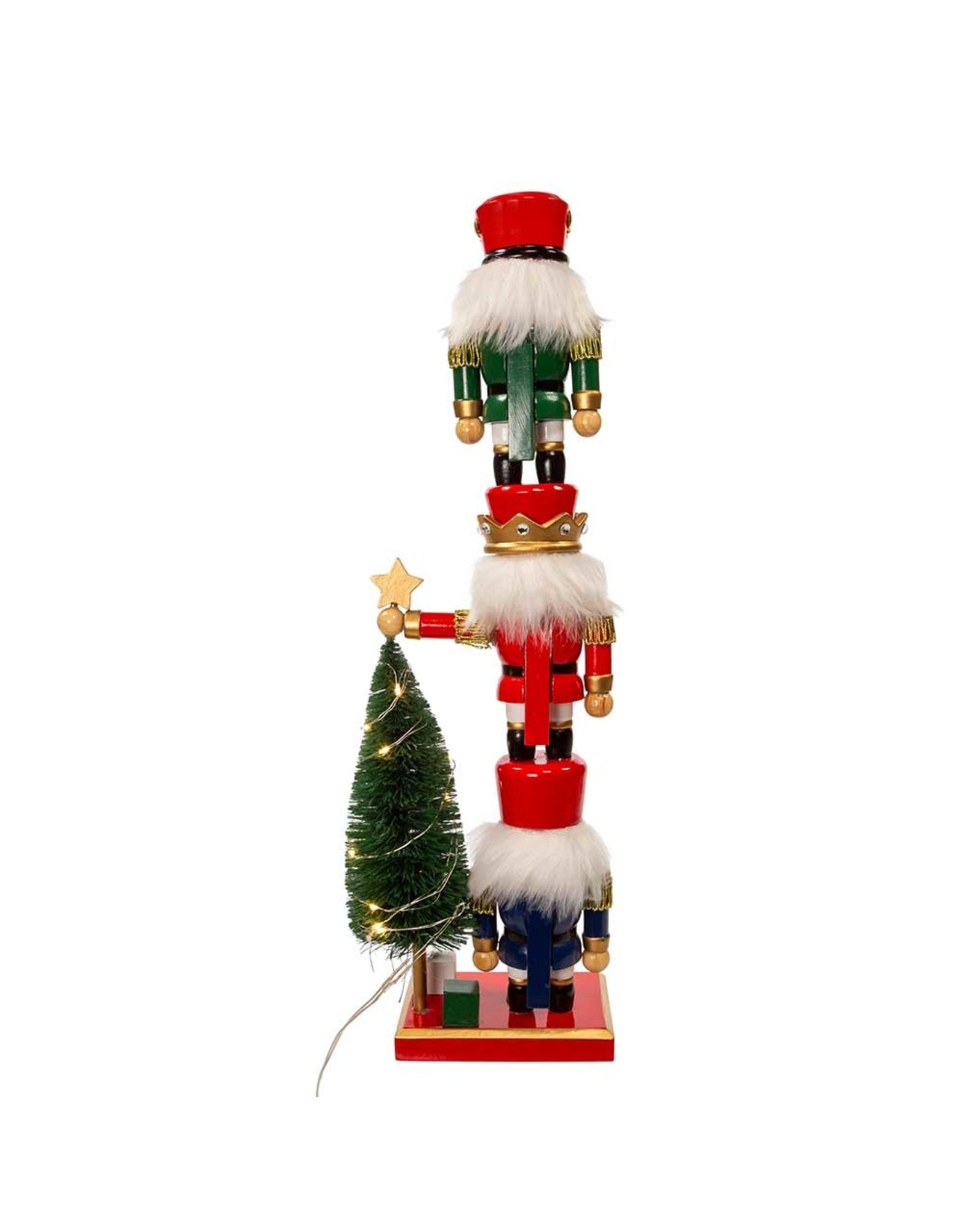 Kurt Adler Battery-Operated 18 Inch Nutcracker With Christmas Tree