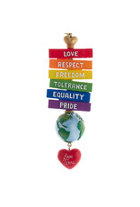 Kurt Adler Pride Sign Ornament