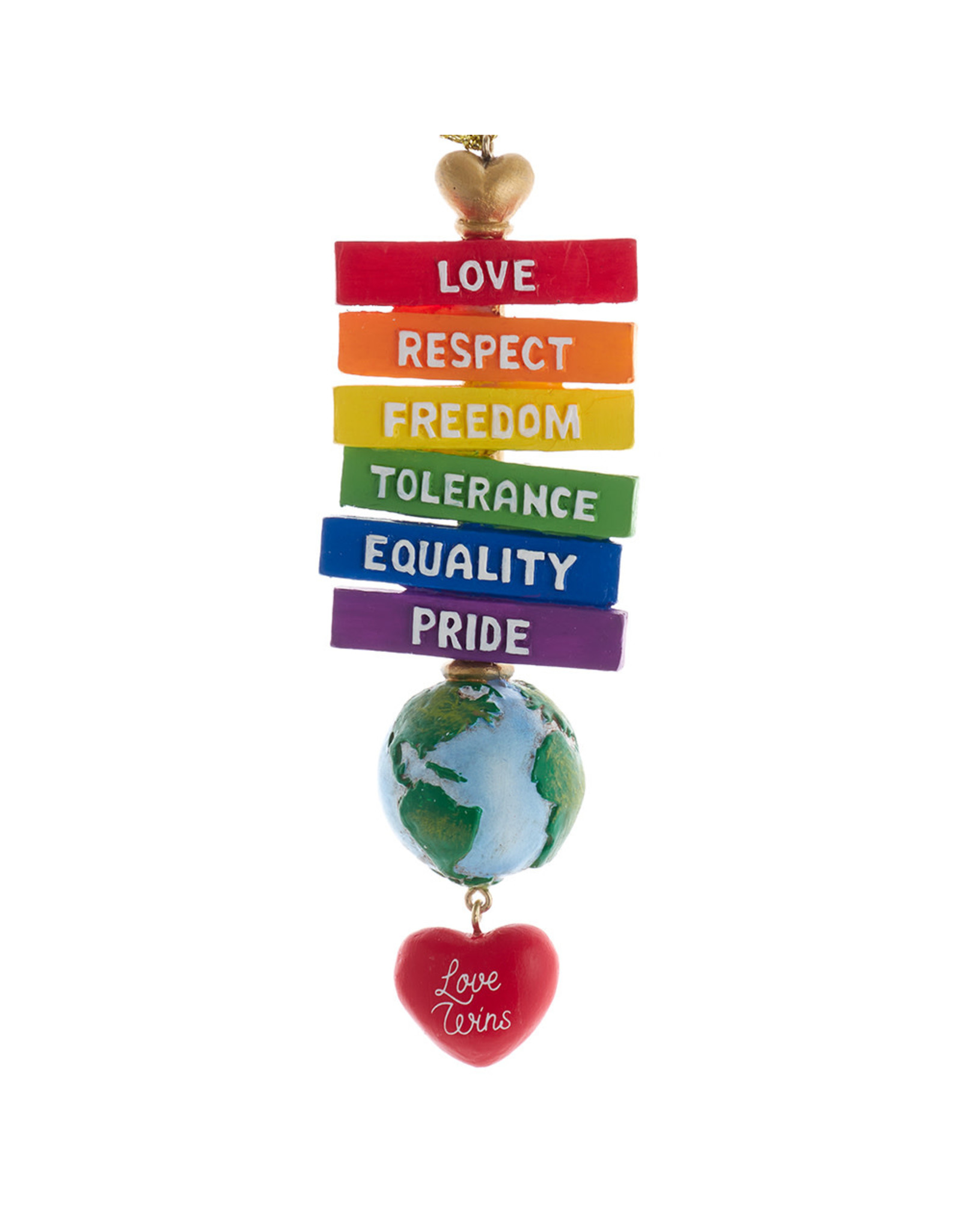 Kurt Adler Pride Sign Ornament
