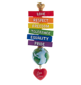 Kurt Adler Pride Sign Ornament
