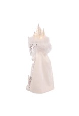 Kurt Adler Hollywood Nutcrackers White Winter LED Hat Nutcracker