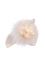 Kurt Adler Hollywood Nutcrackers White Winter LED Hat Nutcracker