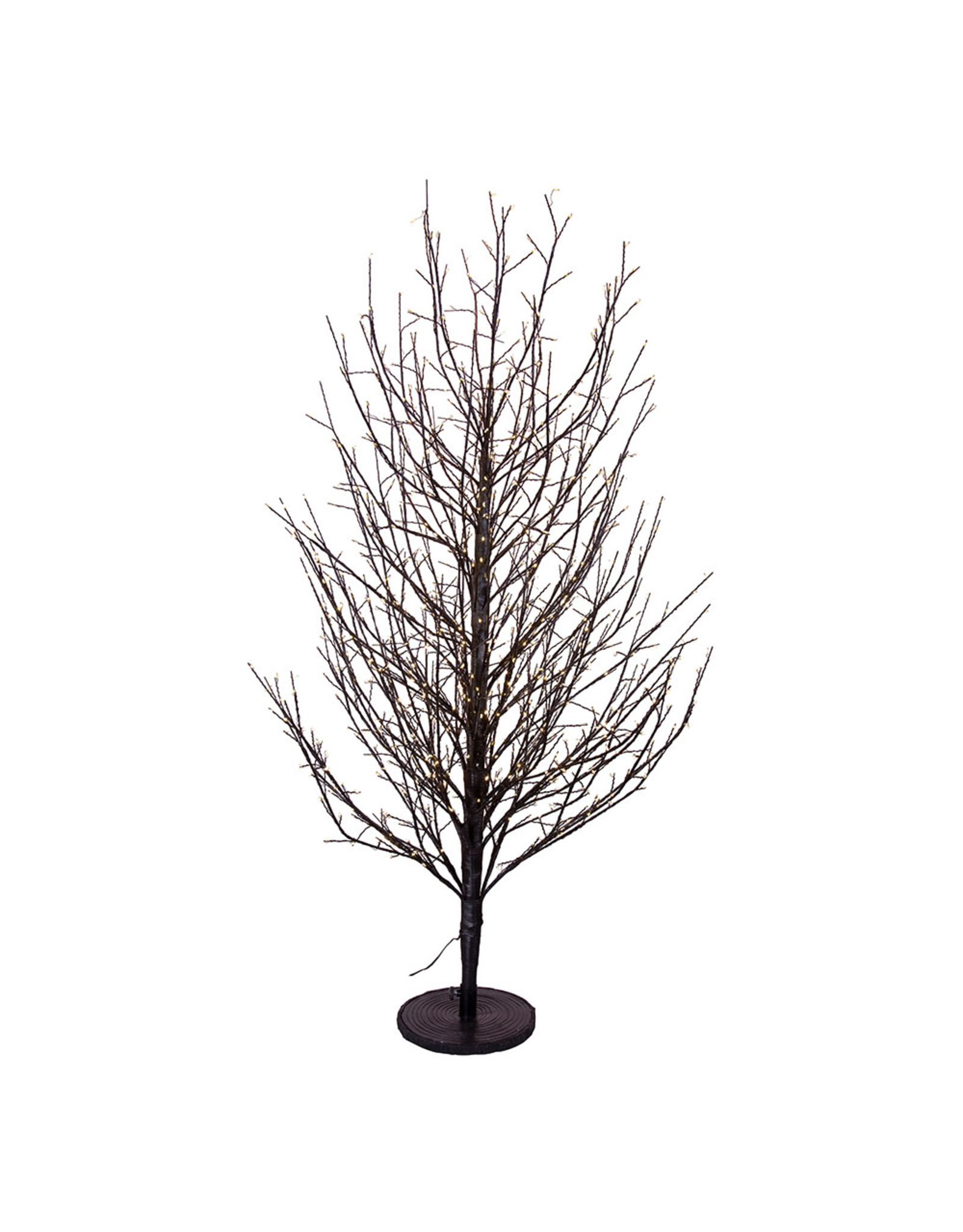 Kurt Adler Pre-Lit Dark Brown Branch Twig Tree 4 FT Warm White Lights
