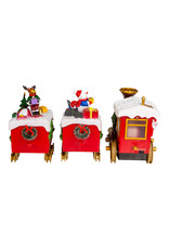 Kurt Adler Light-Up Musical Santa Train Set Battery-Operated