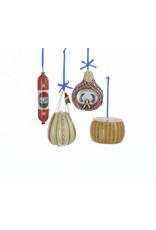 Kurt Adler Italian Deli Foods Ornaments 4 Assorted