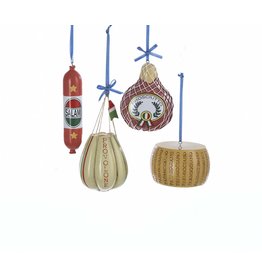 Kurt Adler Italian Deli Foods Ornaments 4 Assorted