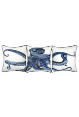 Tide Hill Octopus 3pc Embroidered Pillow Cover Set W Pillow Inserts Tide Hill Octopus 3pc Embroidered Pillow Cover Set W Pillow Inserts