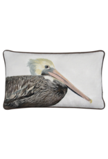 Tide | Hill Pelican II Embroidered Pillow Cover With Pillow Insert