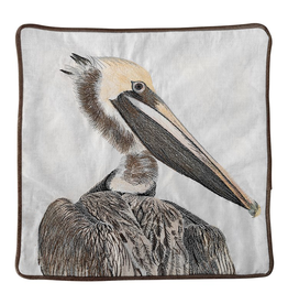 Tide | Hill Pelican Embroidered Pillow Cover