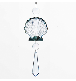 Kurt Adler Acrylic Clam Shell Dangle Ornament 7.5 inch -CS