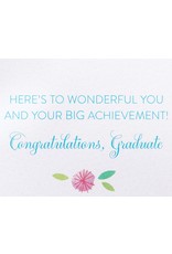 PAPYRUS® Graduation Card Girl With Flowers Big Achievement