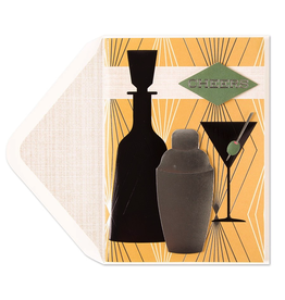 PAPYRUS® Fathers Day Cards Cheers Drinks Silhouette Toast To You Card