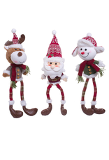 Darice Christmas Character Shelf Sitters Decoration 3 Assorted