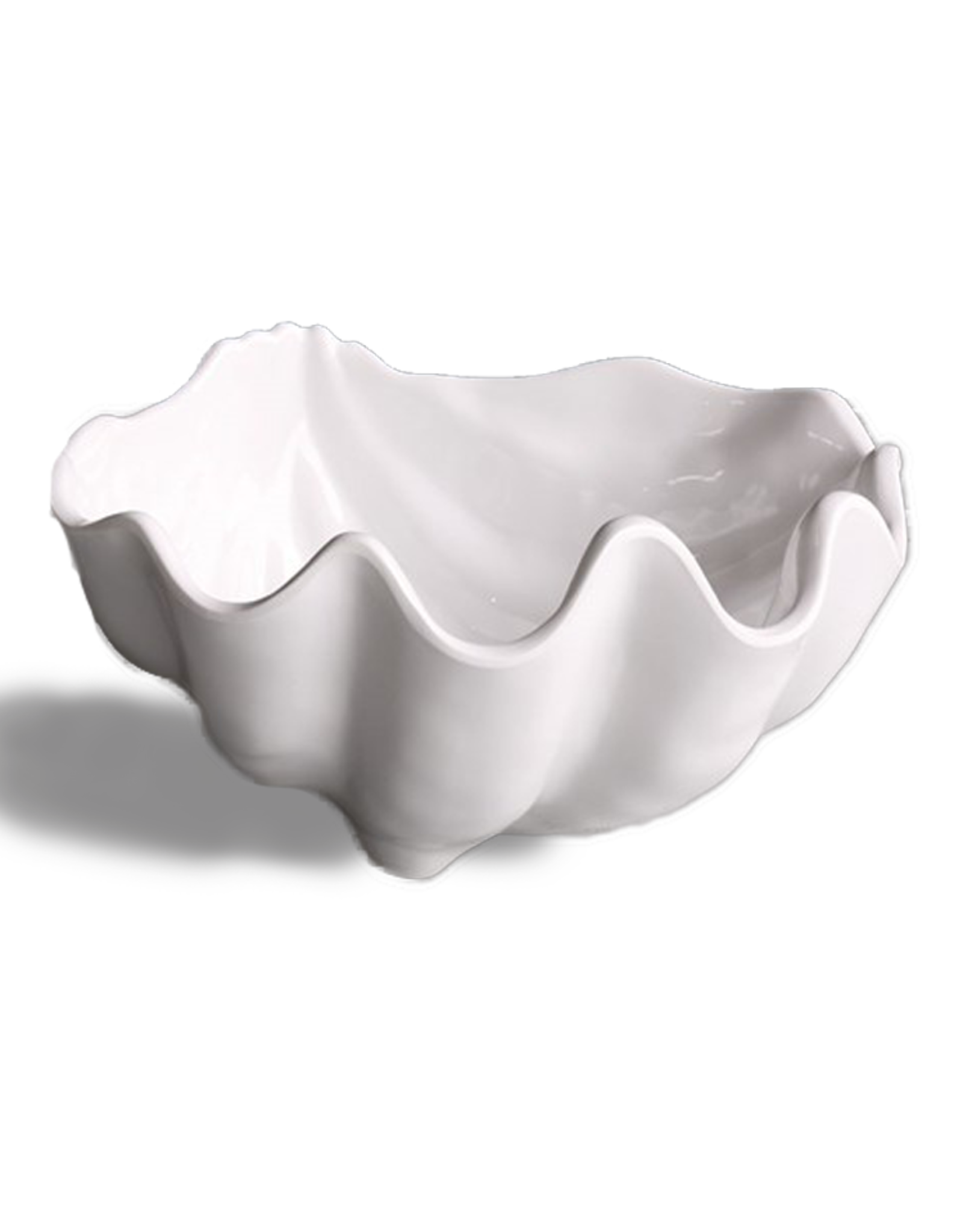 Beatriz Ball VIDA Ocean Clam Shell Small Melamine Bowl in White