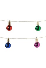 Darice Christmas Mini Garland w Shiny Bulbs Multi Colored 6.5ft